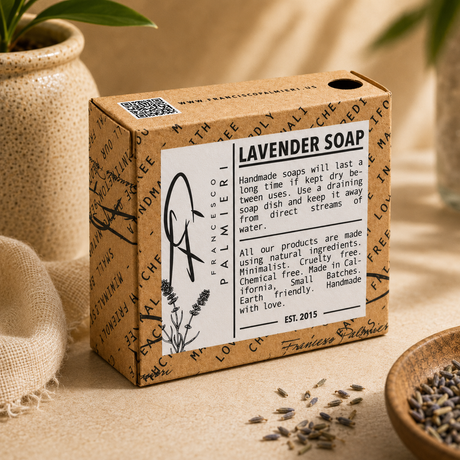 Lavender Bliss cold-process bar soap