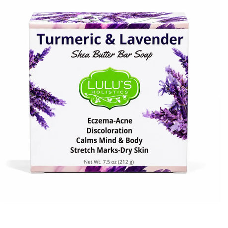 Turmeric and lavender shea butter bar soap